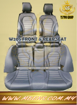 W205 FRONT & REAR SEAT